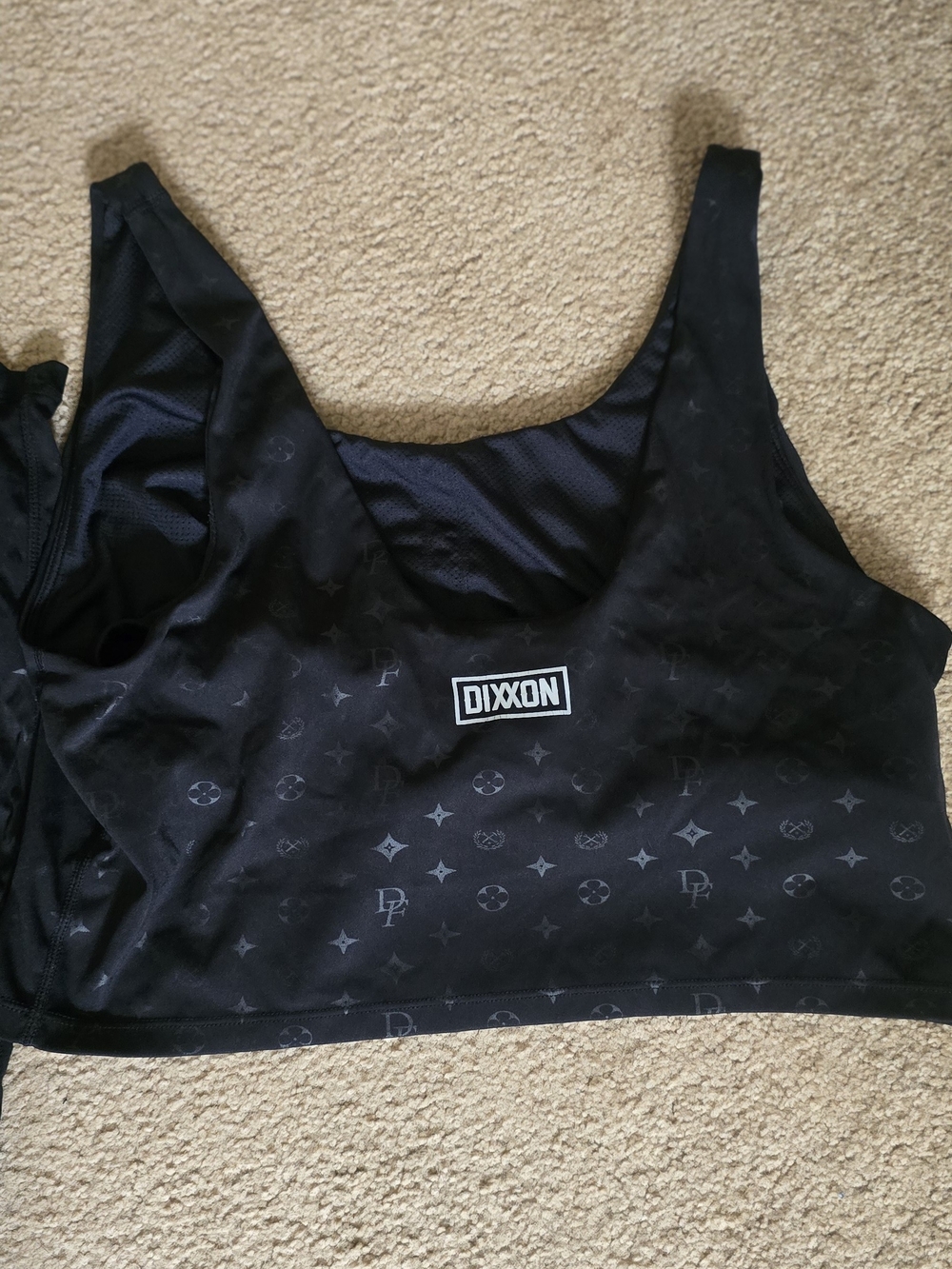 Dixxon Black Sports Bra and Leggings Set - Picture 3 of 3